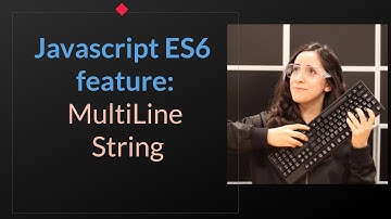 Multi line string javascript ES6 feature | Javascript ES6 feature in Hindi