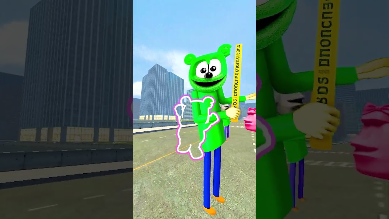 Catch this Rainbow Catnap vs Gummybear in Big City GMod Ep.1