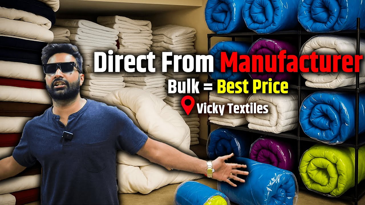 ₹300 से Comforter, ₹500 Blanket! Jaipur Bedding Factory Tour