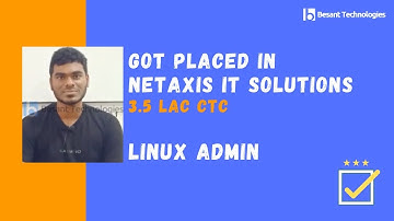 Besant Technologies Velachery Reviews | Celocious BE (Mech) Got Placed 3.5L as Linux Admin