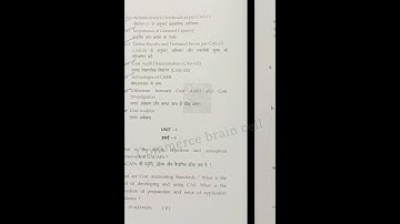 2024 | MDU M.com( CBCS)4th sem Cost accounting standards and reporting Question paper #viral #pyq