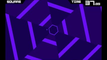 My attempt at Super Hexagon - Hexagonest stage