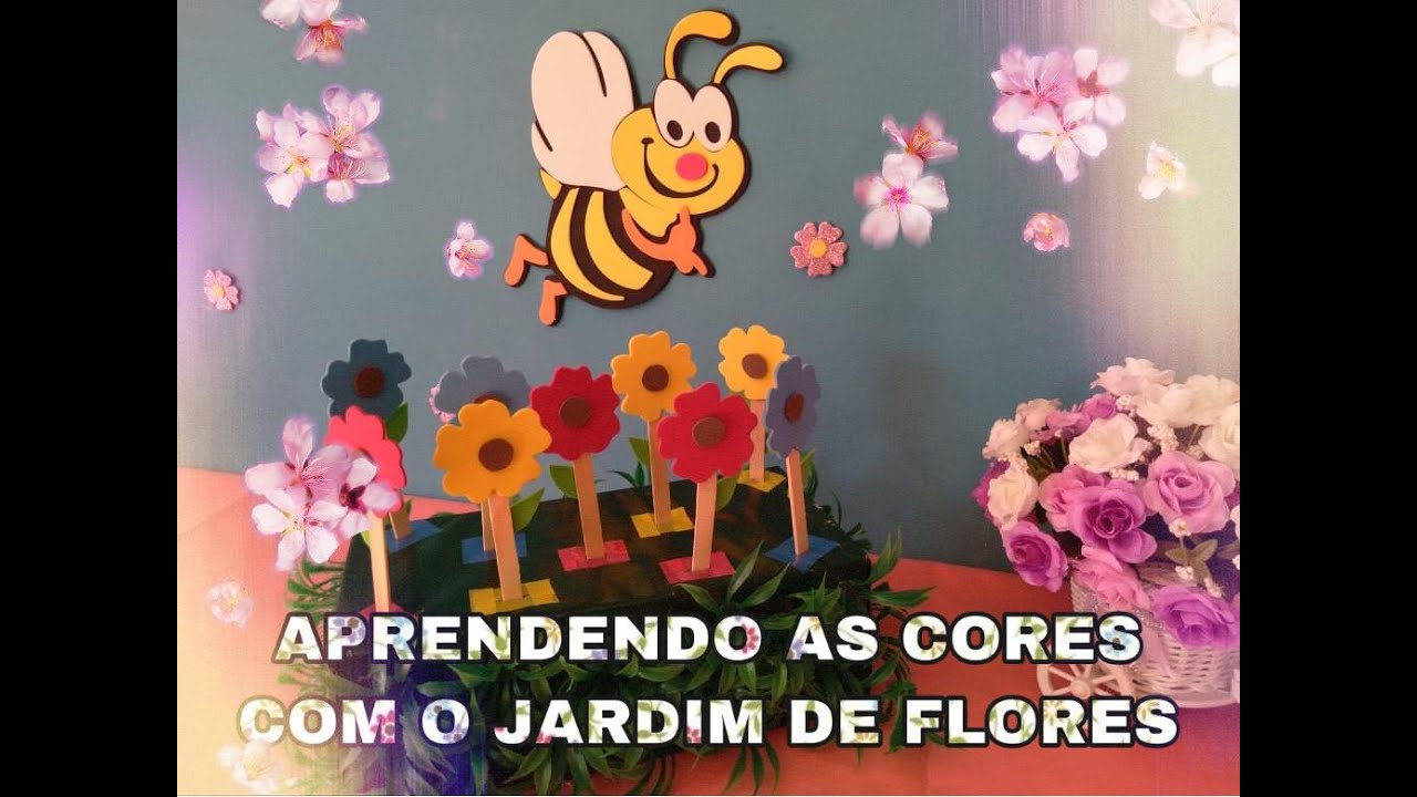 As cores do jardim