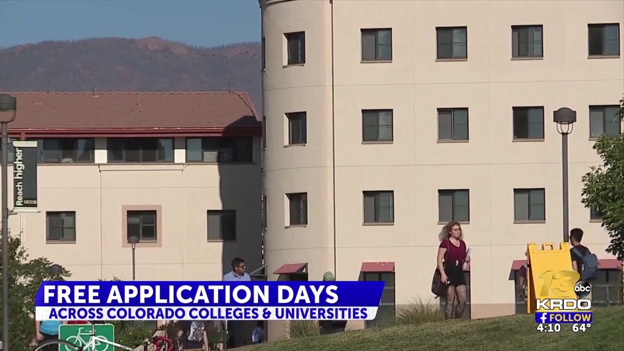 Colorado Free Application Day extended YouTube