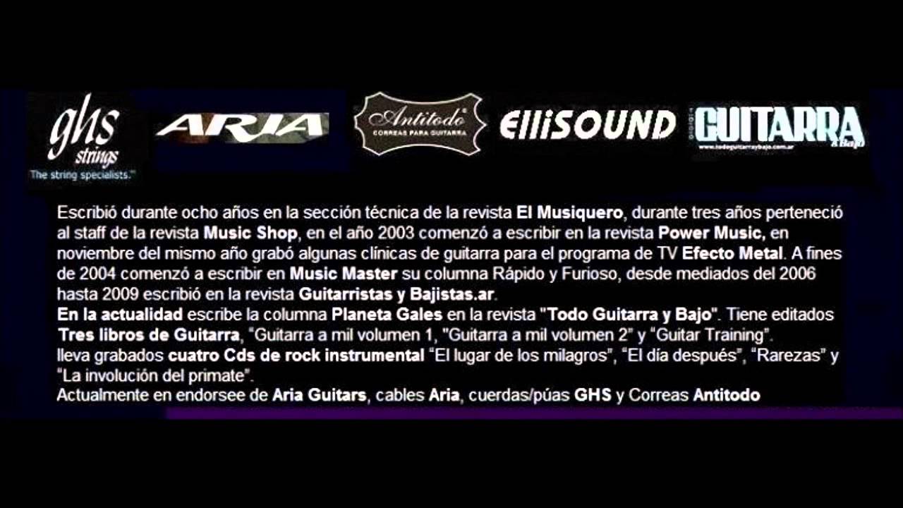 Licks con pua alternada por Miguel Sigales jazz roster