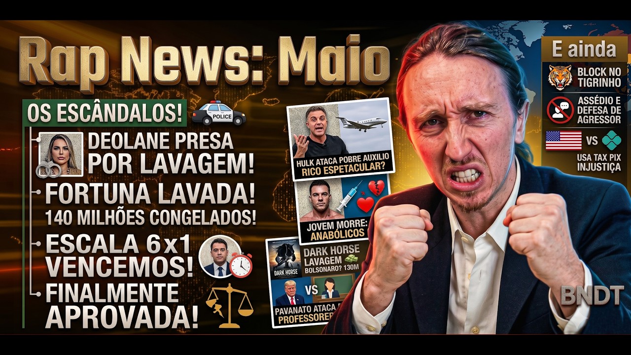 Mc Sid - Rap News: MAIO - (Deolane Presa, Fim da Escala 6x1, Tigrinho e a Hipocrisia na TV)