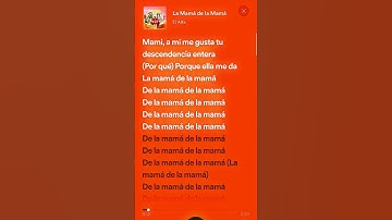 Thumbnail of la mama de la mamá (letra)