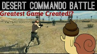 POSSIBLY GREATEST GAME CREATED!? (Desert Commando Battle) screenshot 1