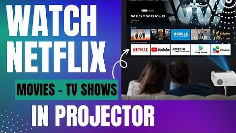 How to watch Netflix Movies and Amazon Prime Videos on Auking Projector | Turn your Projector to TV