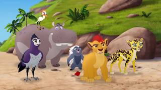 The Lion Guard meet Ora the Komodo Dragon-Dragon Island