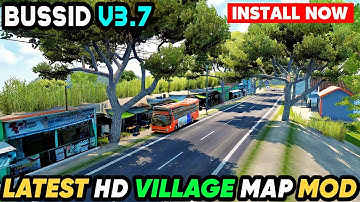 LATEST HD VILLAGE MAP MOD For Bus Simulator Indonesia || Bussid V3.7.1 || Offroad Gamers ||