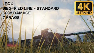 Leox 5,7k damage 7 frags on Siegfried Line - World of Tanks