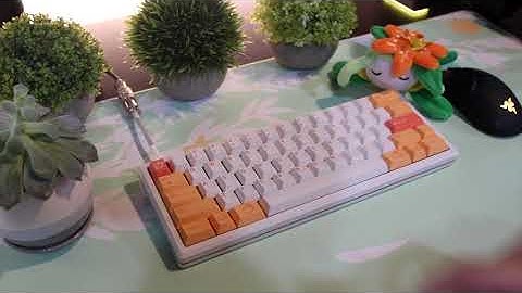 KN2.10² with C³ Tangerine v2 // Typing Sounds