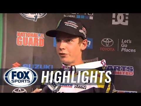 Adam Cianciarulo Wins 3rd Race of Season – Detroit 2014 – 250 East Supercross