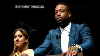 Heat Star Dwyane Wade Surprises South Florida Graduate