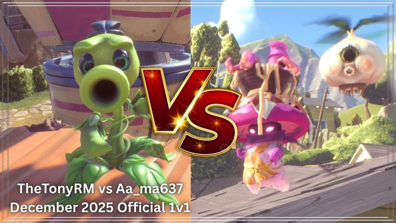 TheTonyRM vs Aa_ma637 || December 2025 Official 1v1 (PvZ: BFN)