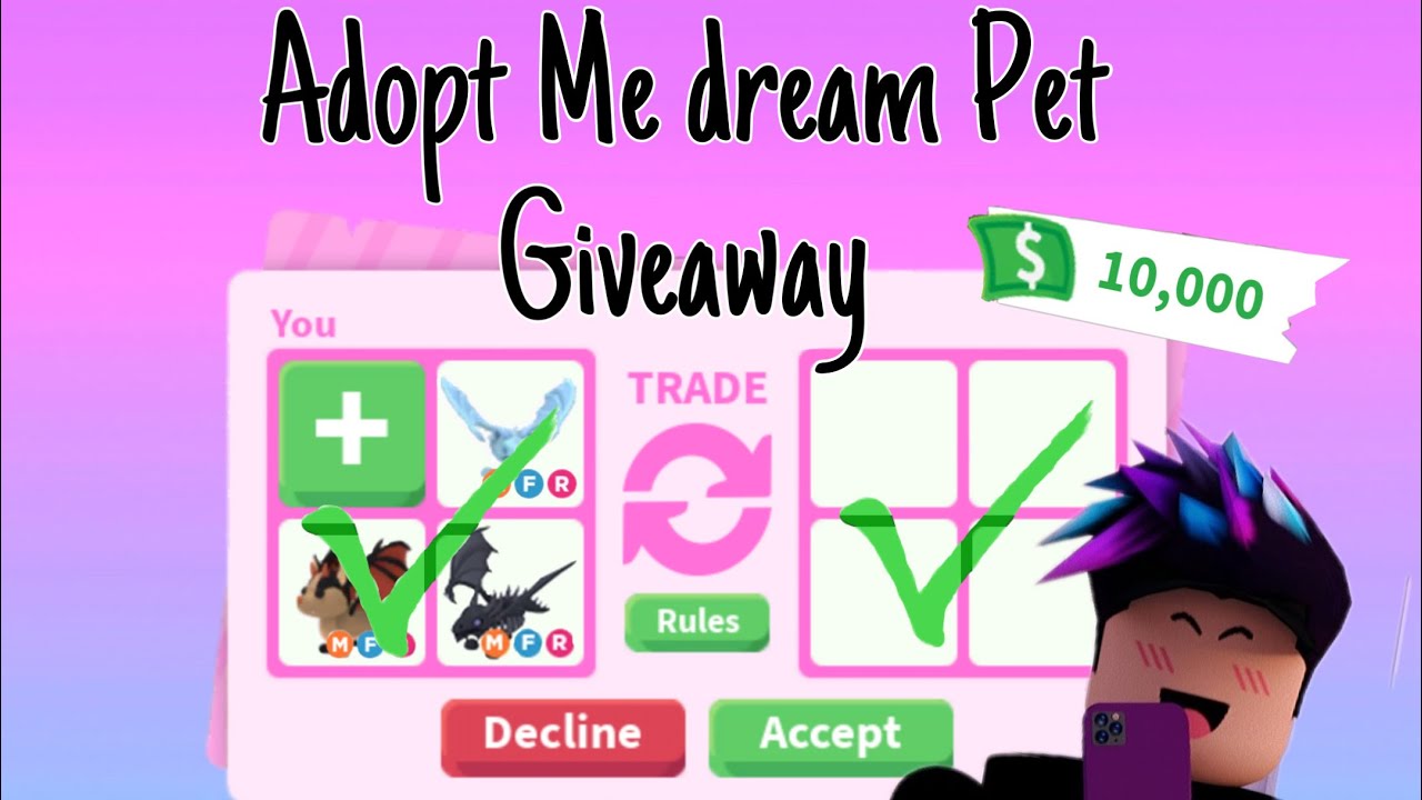Comment Your Dream pet (Adopt me)