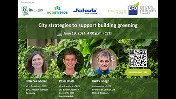 EFB Webinar - City strategies to support building greening