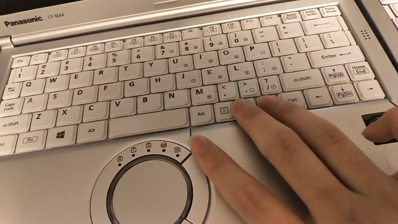 シルバー ノートPC 英語配列 Let'snoteのUSキーボードを使った感想【NX,SXシリーズ】 - YouTube