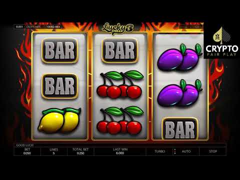 Play Lucky Streak 3 Slot Machine on CryptoFairPlay.com
