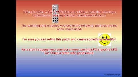 Doepfer A-147-2 as a voltage controlled envelope generator