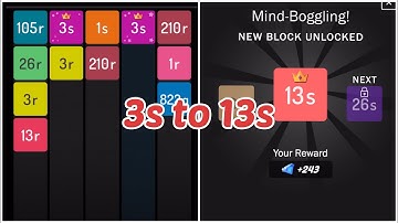 X2 Blocks | 3s to 13s | How to play X2 Blocks with easy Strategy