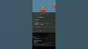 #1 C Language | swap two number | swap of two number in c | #shorts #coding #programing