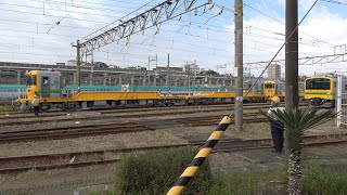 2021/05/10 【送込】 キヤE195系 4編成 田端運転所 | JR East: KiYa E195 Series Rail Carriers at Tabata Depot