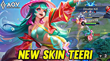 AOV : NEW SKIN TEERI GAMEPLAY - ARENA OF VALOR LIÊNQUÂNMOBILE ROV