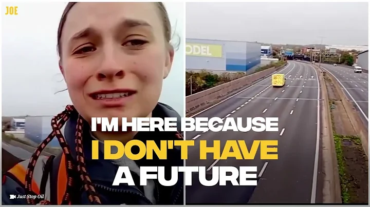 Just Stop Oil protestor's tearful speech from M25 gantry