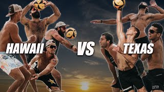 4 vs 4 Men's Beach Volleyball HAWAII vs TEXAS | The 4-Man