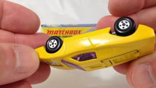 Matchbox Superfast #27 Lamborghini Countach w/ silver base.