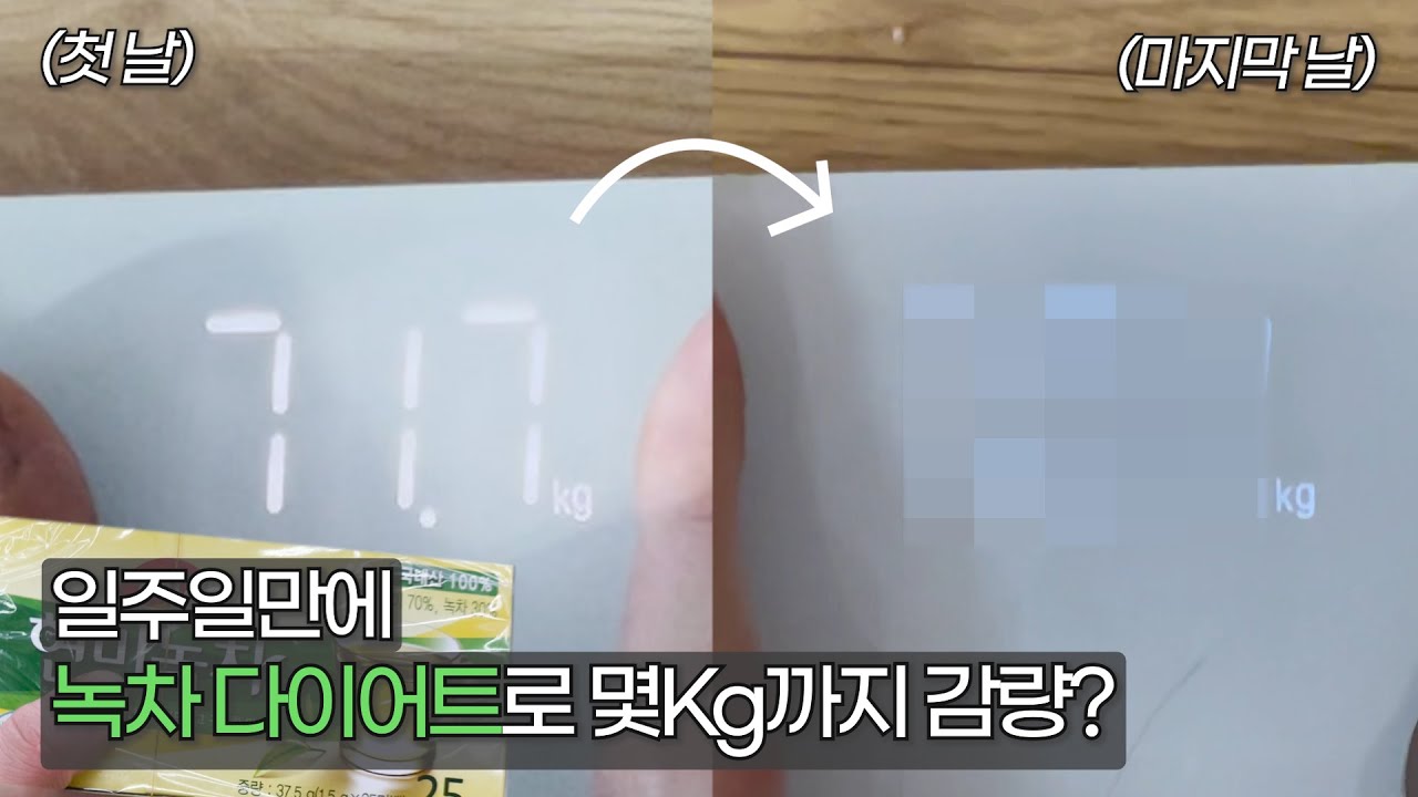 단돈 1500원짜리 녹차 다이어트