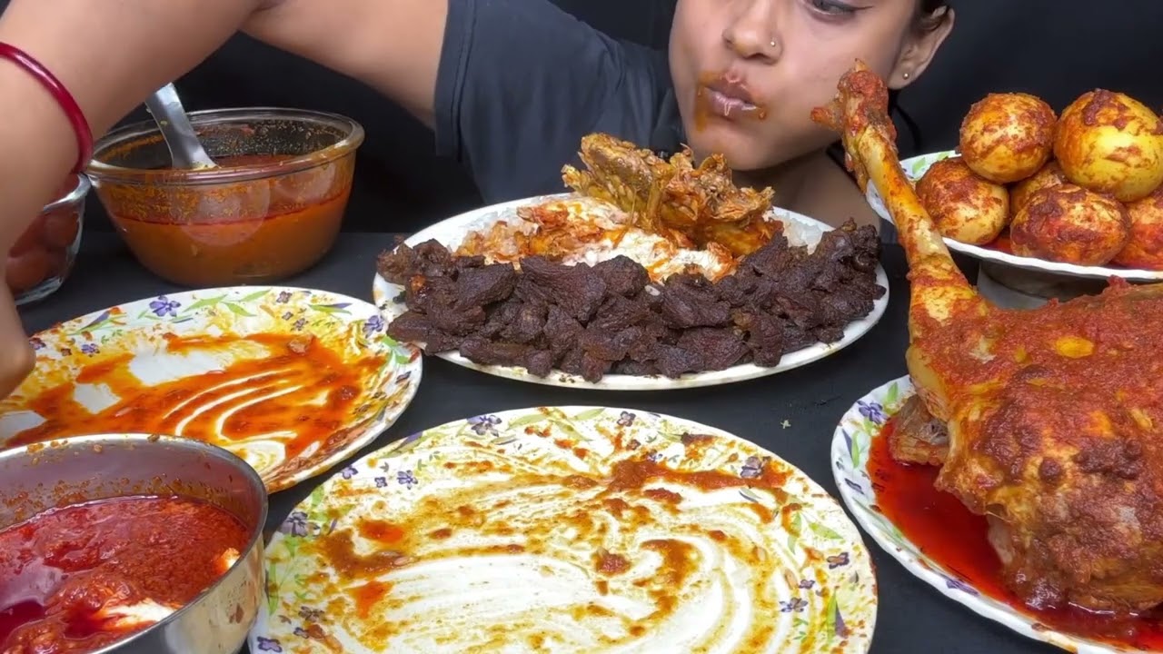 Spicy Mutton Tangri & Whole Fish Curry | Whole Chicken Curry | Desi Food Feast mnasmreating 