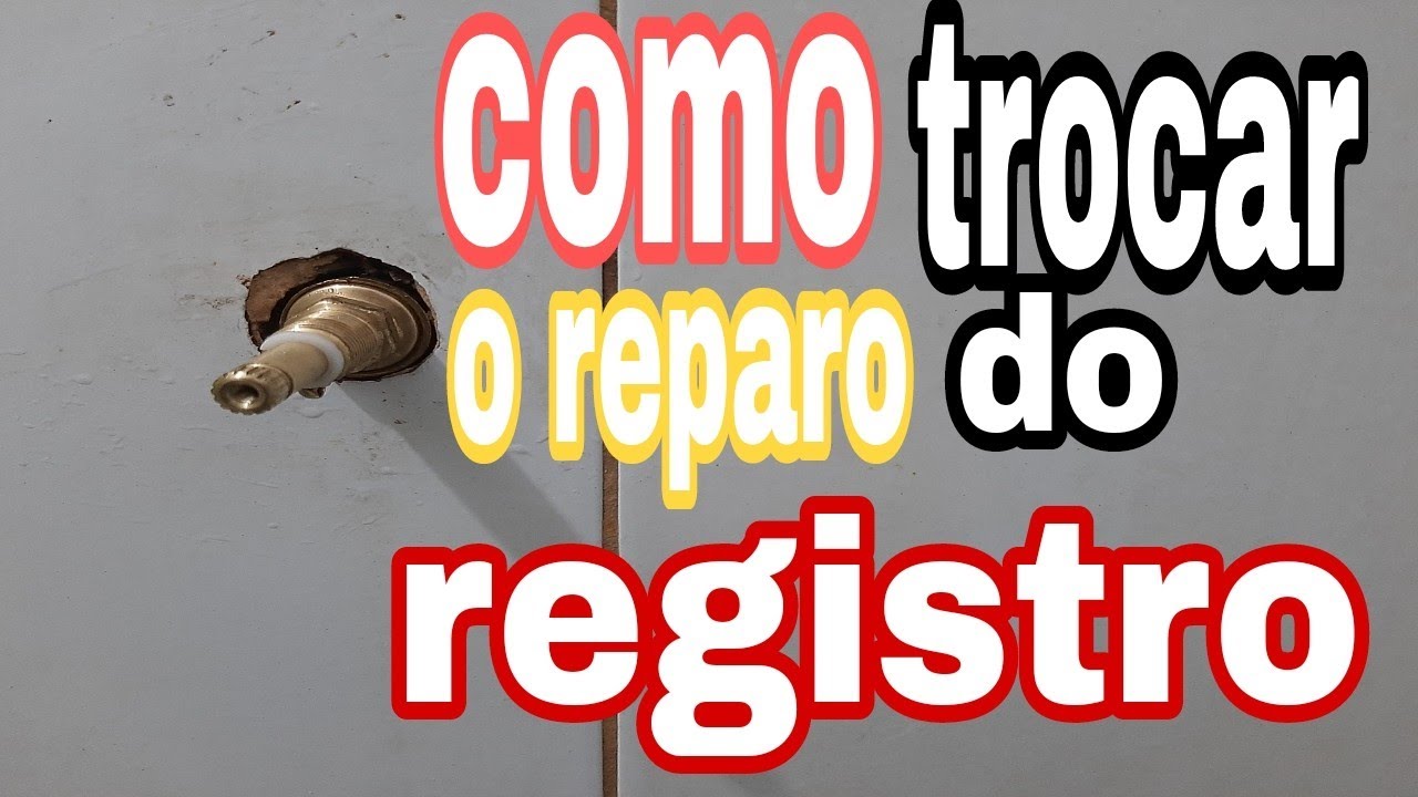 COMO TIRAR O REGISTRO COM ACABAMENTO EMPERRADO. 