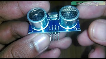 Arduino Ultrasonic Sensor HC-SR04, Obstacle detection, distance measurement with Ultrasonic Sensor