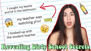 Revealing Your DIRTY School Secrets (oh no..) | Just Sharon