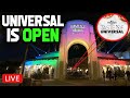 (🔴 LIVE) Universal Studios Hollywood REOPENS | Taste Of Universal Opening Day Tour 2021