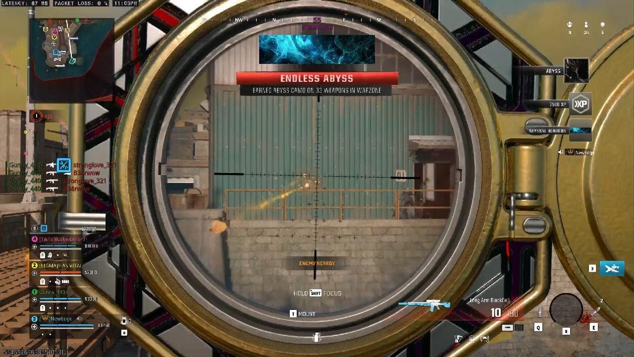 Endless Abyss Calling Card & Nuclear Kill Streak - YouTube