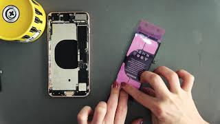 Iphone 8 Plus Fppro Pil Değişimi - Pil Bandı Zora Soktu