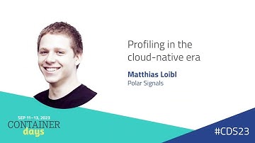Profiling in the cloud-native era - Matthias Loibl