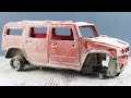 Hummer H2 Restoration Abandoned | Damaged Hummer H2 Model Restoration ASMR