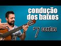 Linguagem 7 cordas   assim que faz  conduo dos baixos usando as inverses