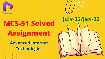 MCS-51 Solved Assignment || MCA OLD || July-22/Jan-23 || IGNOU || DalalTechnologies