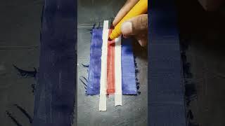 🇨🇷'COSTA RICA'🇨🇷 mini flag making♥️#shorts#costa rica#flag#making#art#painting #arms
