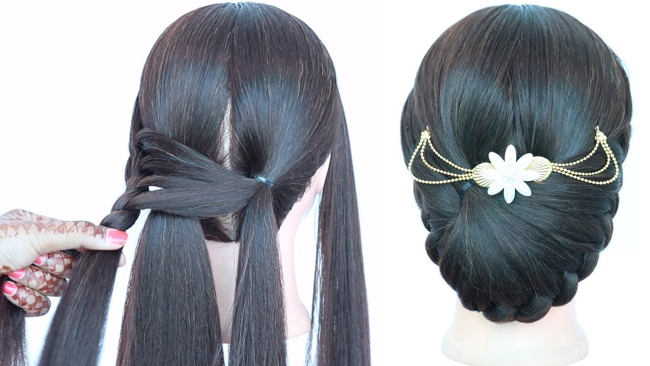 New hairstyle for wedding guest  hairstyle for party 