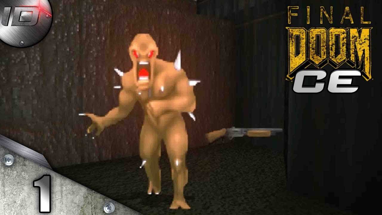 Final DOOM PSX CE 1.1.3 GZDoom Gameplay Horror Atmosphere [Прохождение Без Комментариев] - Part 1