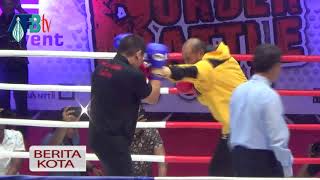 AFB TV KUPANG -NTT DUEL EKSIBISI TINJU VIKTOR LAISKODAT – CRIS JHON BERAKHIR SERI
