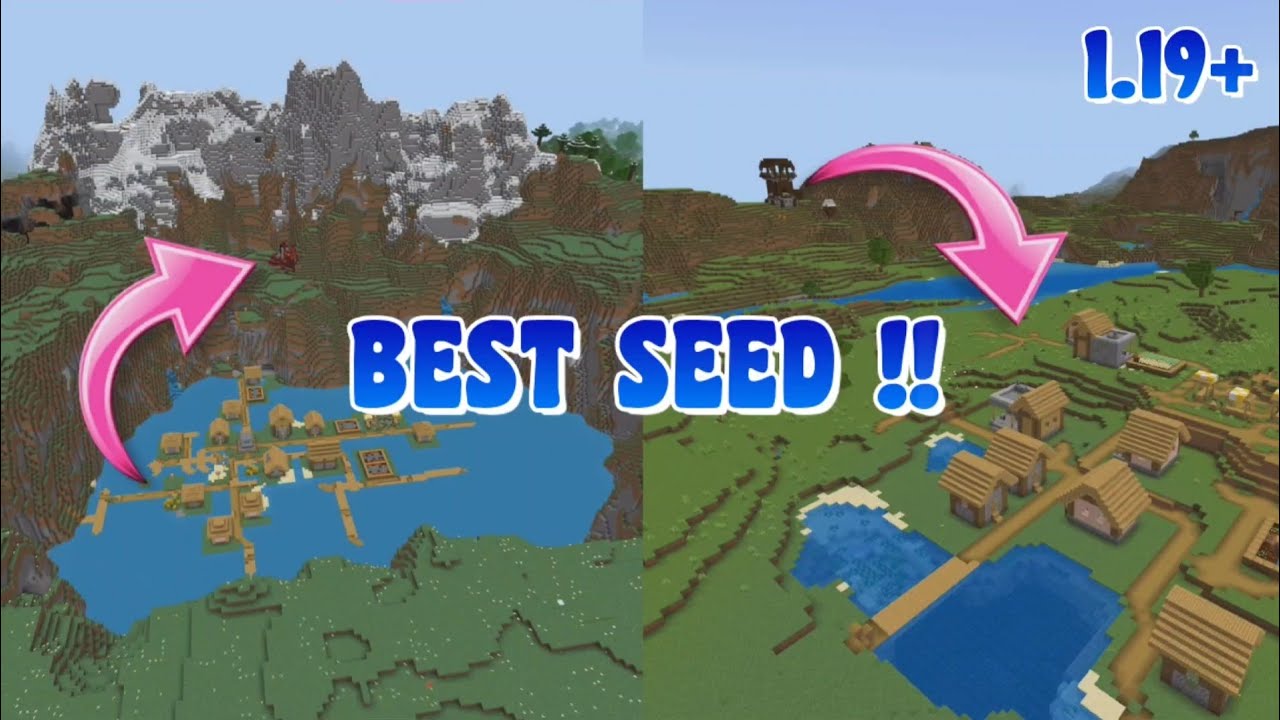 The BEST Village Seed for Bedrock & Pocket Edition - Minecraft 1.19 ...