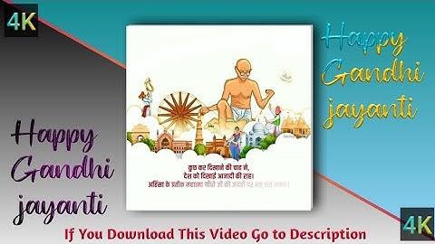Gandhi Jayanti whatsapp Status || Gandhi jayanti status video 2021|| 2 October गांधी जयंती status 21